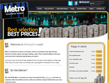 Tablet Screenshot of mykegstore.com